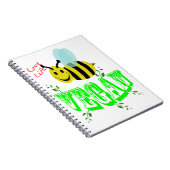 Carnet végétalien d'abeille de la vie d'amour (Côté Droit)