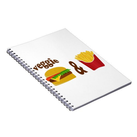 Carnet Veggie Burger et Fries (Côté Droit)