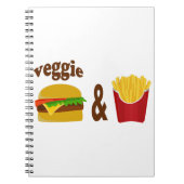 Carnet Veggie Burger et Fries (Devant)