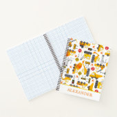 Carnet Véhicules de construction à l'aquarelle pour enfan (Intérieur)