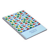 Carnet Véhicules de construction pour garçons Camions Mig (Côté Droit)