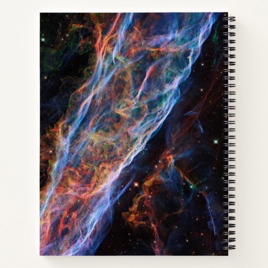 Carnet Veil Nebula Supernova Reste Télescope Hubble (Dos)