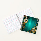 Carnet Veille bijoux Steampunk sur un Arrière - plan vert (Intérieur)