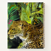 Carnet Veille de léopard jungle tropicale (Dos)