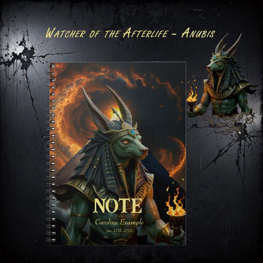 Carnet Veilleur de l'Au-delà – Anubis.