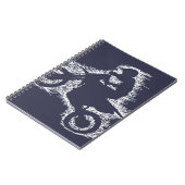 Carnet VÉLO de SALETÉ (griffonnage blanc) (Côté gauche)