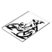 Carnet Vélo et cavalier simples de Motorcross (Côté gauche)