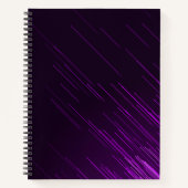 Carnet Vélo Floral Main Gauche Violet Personnalisé Filles (Devant)