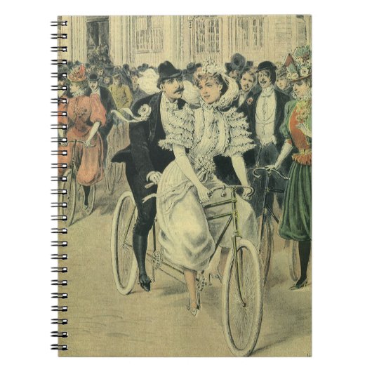 Carnet Vélo neuf mariée et mariée Mariage victorienne (Devant)