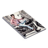 Carnet Vélo rose chaud (Côté Droit)