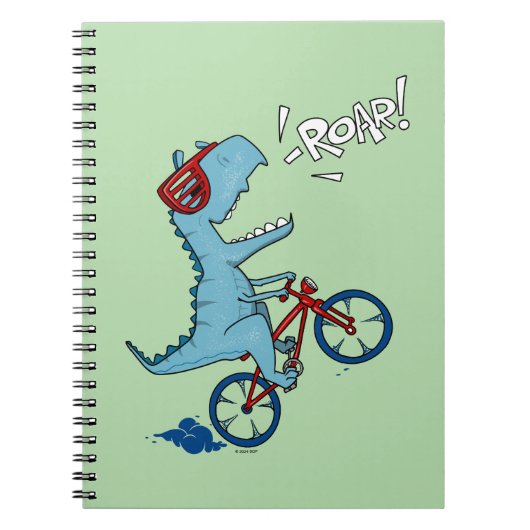 Carnet Vélo Rugissement de T-Rex (Devant)