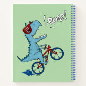 Carnet Vélo Rugissement T-Rex (Dos)