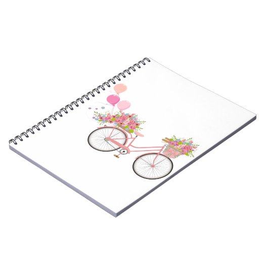 Carnet Vélo Whimsical Rose (Côté gauche)