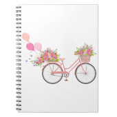 Carnet Vélo Whimsical Rose (Devant)