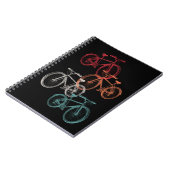 Carnet Vélos colorés (Côté gauche)