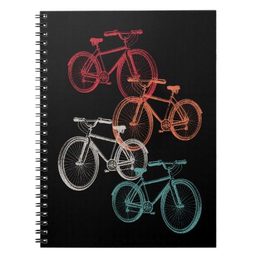 Carnet Vélos colorés (Devant)