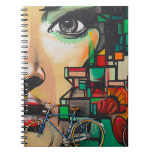 Carnet Vélos sur le mur de Graffiti