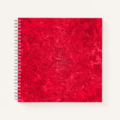 Carnet velours rouge.... (Devant)