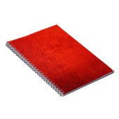 CARNET VELOURS ROUGE ÉCRASÉ (Côté Droit)