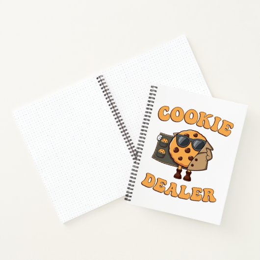 Carnet Vendeur de biscuits drôle de cuisson (Intérieur)