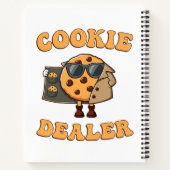 Carnet Vendeur de biscuits drôle de cuisson (Dos)