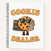 Carnet Vendeur de biscuits drôle de cuisson (Devant)