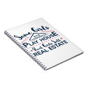 Carnet Vendre des filles Immobilier Agent Funny Broker (Côté Droit)