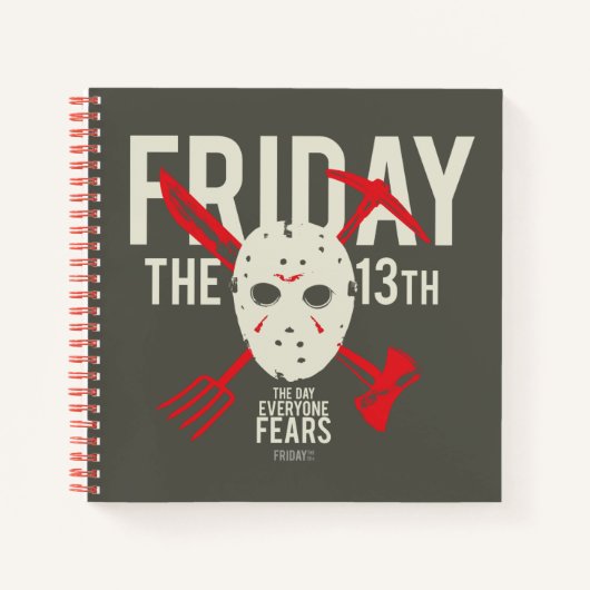 Carnet Vendredi 13 | Armes - Masque de hockey (Devant)