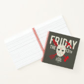 Carnet Vendredi 13 | Armes - Masque de hockey (Intérieur)