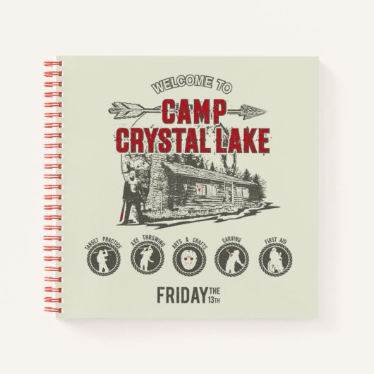Carnet Vendredi 13 | Bienvenue à Camp Crystal Lake (Devant)