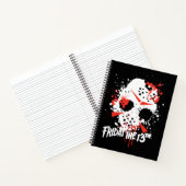 Carnet Vendredi 13 | Masque de Hockey Splatter de peintur (Intérieur)