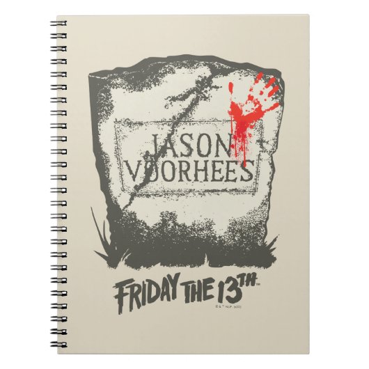 Carnet Vendredi 13 | Pierre de tête de Jason Voorhees (Devant)