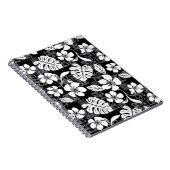 CARNET VENDREDI ALOHA (NOIR & GRIS) (Côté Droit)