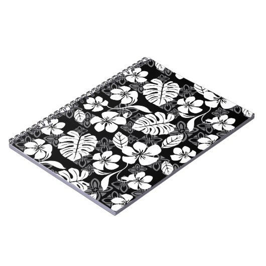 CARNET VENDREDI ALOHA (NOIR & GRIS) (Côté gauche)