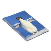 Carnet Venez à moi pingouin drôle de Bro Meme (Côté Droit)