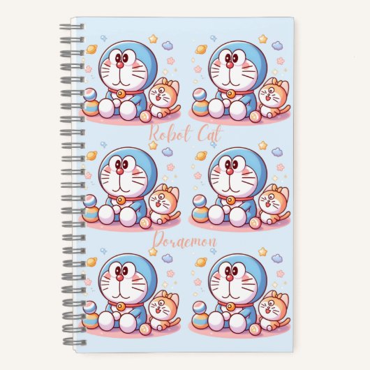 Carnet Venez Venez Chat Et Doraemon (Recto)