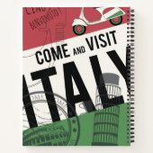 Carnet Venez visiter l'Italie (Dos)