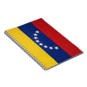 Carnet Venezuelan flag embroidery style design (Côté Droit)