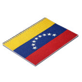 Carnet Venezuelan flag embroidery style design (Côté gauche)