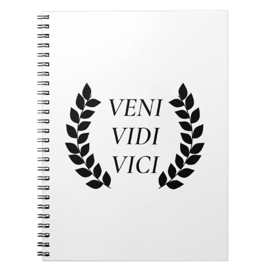 Carnet Veni Vidi Vici (Devant)