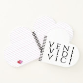 Carnet Veni Vidi Vici (Intérieur)