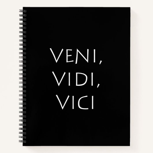 Carnet Veni vidi vici (Devant)