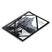 Carnet Venise, Architecture, Gondolas en BW (Carnet) (Côté gauche)