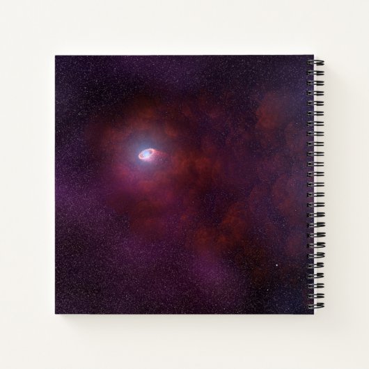 Carnet Vent Pulsar D'Une Étoile Neutron. (Dos)