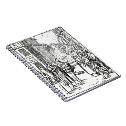 Carnet Vente par le crieur public, après une gravure sur (Côté Droit)