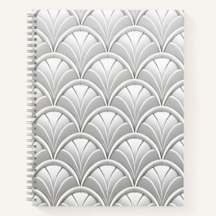 Carnet Ventilateur Art déco motif