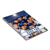 Carnet Ventilateur de baseball sportif COULEUR SPORT ÉDIT (Côté Droit)