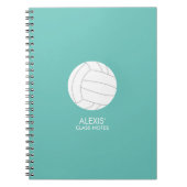 Carnet Ventilateur de volley-ball (Devant)