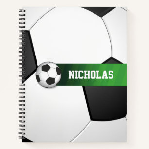 Carnet Ventilateur sportif de balle de football personnal