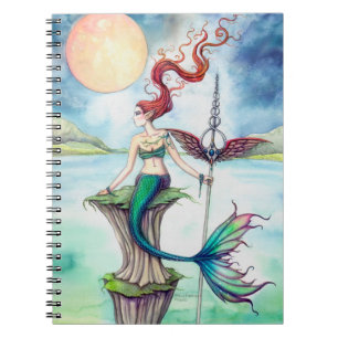 Carnet Vents d'Irlande Fantaisie d'art de sirène